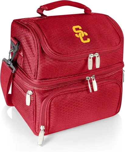 Miniatura 69 de PICNIC TIME NCAA Nebraska Cornhuskers Pranzo - Lonchera aislada con juego de pícnic, bolsa enfriadora para el almuerzo Negro