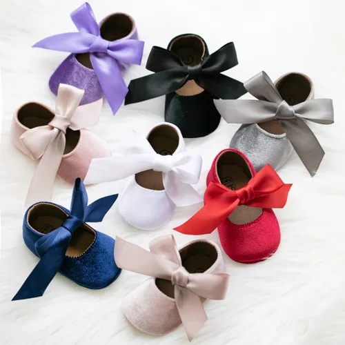 Miniatura 2 de KIDSUN Zapatos Mary Jane para bebés y niñas, suela de goma antideslizante, zapatillas de ballet para vestido de princesa, zapatos de boda, zapatos
