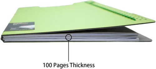 Miniatura 3 de ECEIRO Portapapeles plegable, 360 Flip Folio, Padfolio de cierre para enfermeras y uso de oficina, portapapeles cubierto colorido