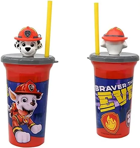Zak Designs Película de Paw Patrol - Marshall Buddy Sips de 15 onzas