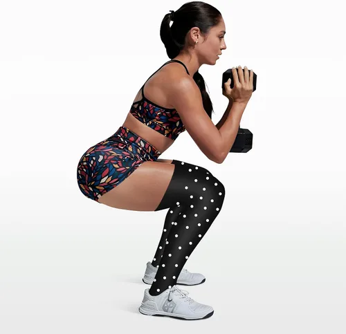 Miniatura 3 de CHARMKING Calcetines de compresión (3 pares) calcetines de compresión hasta la rodilla para mujeres y hombres, medias para correr, ciclismo