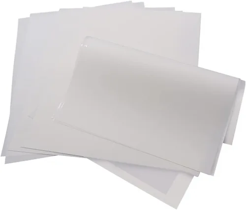 Miniatura 2 de CALCA 100 hojas de película de transferencia DTF A4, hojas de pretratamiento de PET DTF papel de transferencia de calor para impresión directa