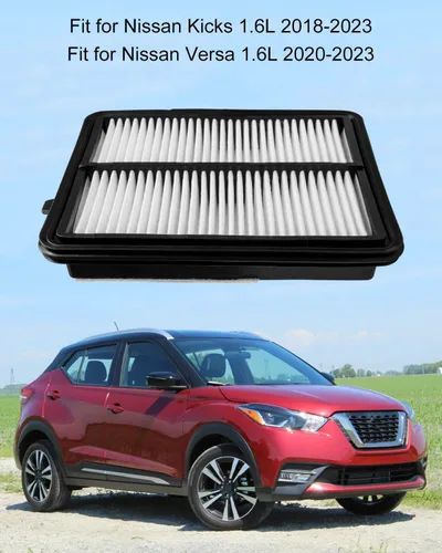 Miniatura 6 de Filtro de motor de coche apto para Nissan Kicks 1.6L (2018-2023) Versa 1.6L (2020-2023), reemplazar 16546-5RB1A CA12315 PA10424 PA99371 A21438