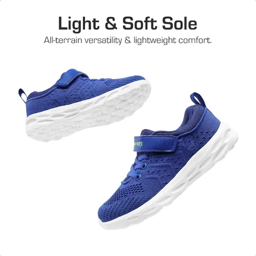 Miniatura 4 de DREAM PAIRS Zapatos deportivos para niños y niñas, tenis EZ-Ons GoGetters para correr, atléticos, para niños pequeños y grandes