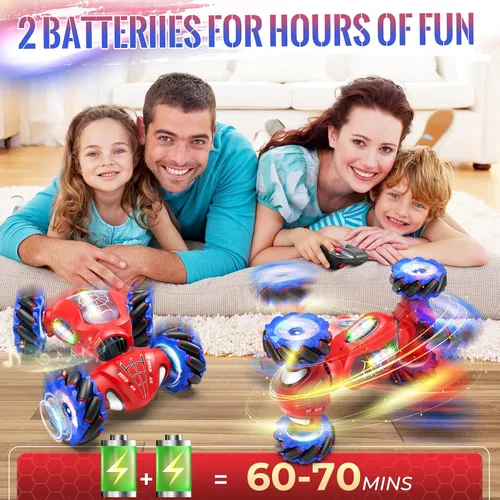 Miniatura 3 de Fosgoit Spider Auto de juguete con control remoto para niños de 6-12 años, regalos de cumpleaños para niños, RC de 2.4Ghz con control de gestos