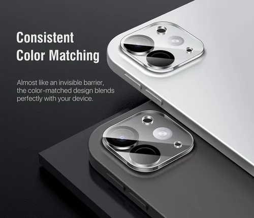 Miniatura 6 de MoKo Paquete de 3 protectores de lente de cámara para iPad Pro de 11 pulgadas/iPad Pro de 13 pulgadas M4/M5 2024/2025, adhesivo de vidrio templado