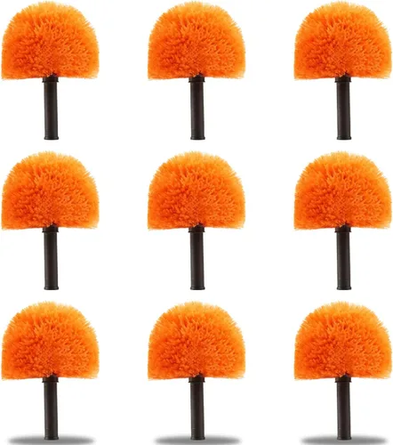 Miniatura 9 de 9 cabezales de plumero Webster para poste Cepillo removedor de telaraña Accesorio de cabeza de plumero de telaraña Se adapta a postes roscados