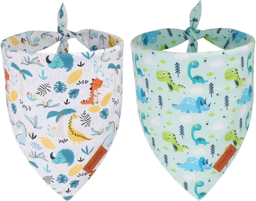 Miniatura 7 de PTDECOR Bandana de Halloween para perro, bufanda reversible para mascotas, varios tamaños, pañuelos triangulares de Halloween para perros pequeños