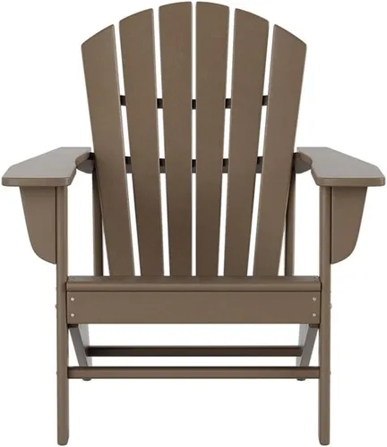 Miniatura 4 de Costaelm Sillas para hoguera, silla al aire libre HDPE silla Adirondack, moderna silla de porche de patio, porche delantero patio trasero, sillas