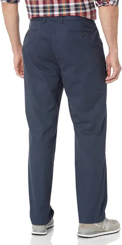 Miniatura 2 de Amazon Essentials - Pantalón chino para hombre de corte recto, resistente a las arrugas, con parte delantera lisa Azul Marino