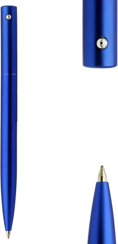 Miniatura 13 de DUNBONG Bolígrafo de gel de metal retráctil, bolígrafo de punta media de 0.020 in, tinta de gel negra (negro)