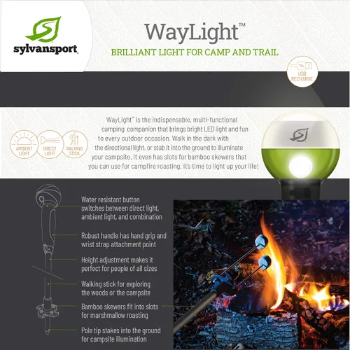 Miniatura 2 de WayLight - Luz LED multifuncional para acampar y bastón de senderismo