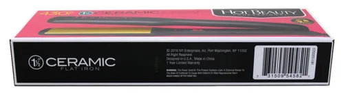 Miniatura 2 de Kiss Products Hot Beauty Plancha plana, 1.5 pulgadas, 1 libra