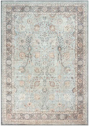 Miniatura 280 de GLN Rugs Traditional Collection - Alfombra de felpilla lavable a máquina, tradicional lavable, antideslizante, alfombra de felpilla de pelo corto