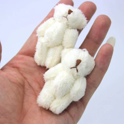 Miniatura 4 de 12 piezas de 2.4 in, mini oso de peluche conjunto de animales de peluche, caja de regalo de boda, juguete para cumpleaños, decoración de boda