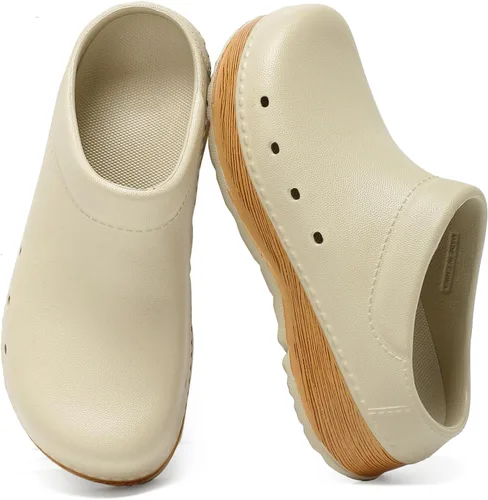 Miniatura 7 de Youermei Zapatillas de casa para hombre y mujer, sandalias de trabajo ligeras con plantilla EVA extraíble, soporte de arco, zapatos antideslizantes