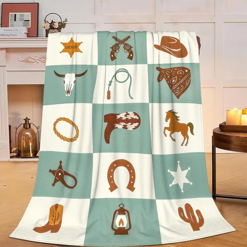 Miniatura 19 de Manta de Hockey Súper Suave Cálida Esponjosa de Vellón Franela Deportiva Manta de Tiro Acogedora Mullida de Felpa Ropa de Cama Mantas Regalos