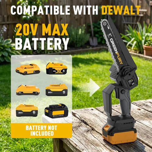 Miniatura 2 de Sierra de poste inalámbrica 2 en 1 compatible con batería Dewalt 20V MAX (solo herramienta) Alcance extendido de 14 pies, motor sin escobillas