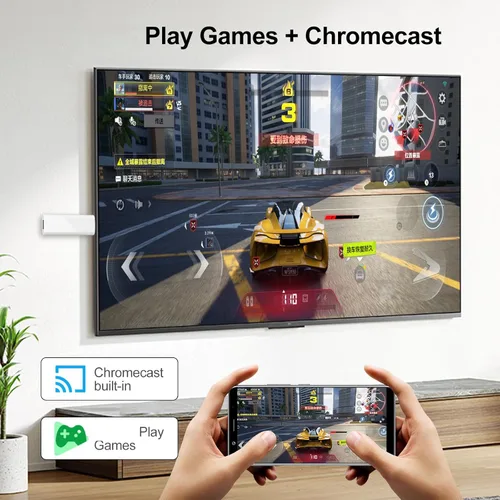 Miniatura 4 de Screencast TV Stick 4K Ultra HD Streaming Stick 16GB Transmite videos desde iPhone, iPad, Android, portátil a TV/monitor/proyector, compatible