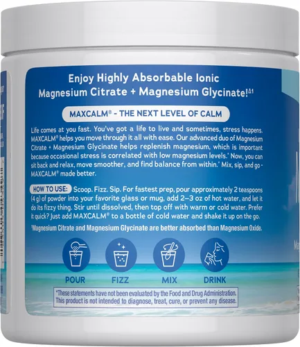 Miniatura 3 de Natural Vitality Original Calm - Mezcla de bebida de magnesio, 8 onzas