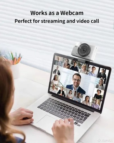 Miniatura 8 de Cámara digital 5K para fotografía con WiFi, cámara de vlogging Ultra HD de 75MP para YouTube con pantalla abatible de 180° de 3 pulgadas, cámaras