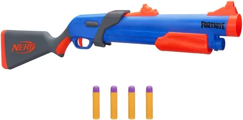 Miniatura 2 de Nerf - Pistola de bombeo SG de Fortnite, acción de bombeo de mega dardos, retrocarga, 4 mega dardos oficiales, para jóvenes, adolescentes, adultos