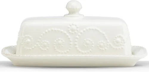 Miniatura 4 de Lenox French Perle Bandeja para Chips y Dip, Blanco
