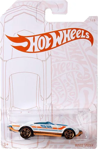 Miniatura 3 de Hot Wheels 2020 Perla y Cromo 1/6 - Muscle Speeder (blanco)