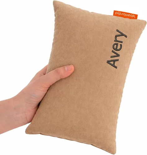 Miniatura 42 de Almohada de microfibra Pipsqueak - Pequeña, Mini, Pequeño - 27.9 x 17.8 cm - Perfecta para viajes, autos, aviones, camping, perros, niños pequeños