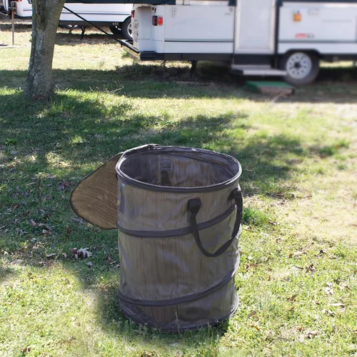 Miniatura 2 de Camco Contenedor utilitario desplegable – Úselo como bote de basura plegable cuando acampas – Capacidad para bolsas de basura de 30 galones