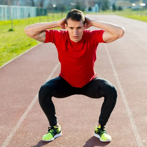 Miniatura 38 de Camisetas de entrenamiento para hombre, de manga corta, de secado rápido, atlético, gimnasio, activo, absorbe la humedad