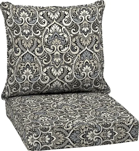 Miniatura 86 de Arden Outdoor Deep Seat Cushion Set, 24 x 24 pulgadas, Cojín para patio resistente al clima, a la lluvia y a la decoloración para silla, sofá y sofá