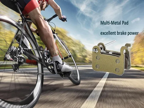 Miniatura 5 de RUJOI Pastillas de freno de disco de bicicleta para Shimano XTR, serie M06, Deore XT, LX, SLX, freno de disco con zoom, 1 par, resina orgénica