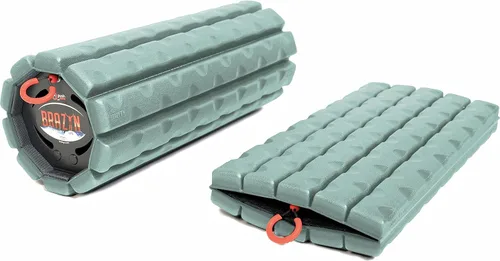 Miniatura 8 de Rodillo de espuma Brazyn Morph (Bravo-Naranja): Rodillo de espuma plegable de viaje para alivio del dolor de espalda, recuperación muscular después