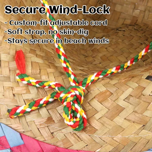 Miniatura 8 de DUNCHATY Sombrero para Fiesta Cinco de Mayo, decoraciones de fiesta temática mexicana - Sombrero de paja para adultos