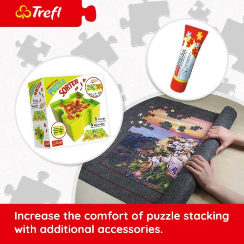 Miniatura 5 de Trefl New York - Rompecabezas de 1000 piezas con impresión roja de 27 x 19 pulgadas, rompecabezas de bricolaje, diversión creativa, rompecabezas