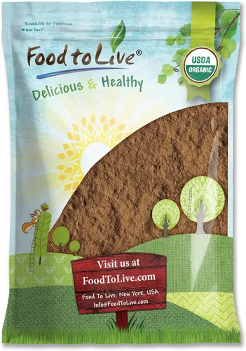 Miniatura 8 de Food to Live Polvo de hongos reishi rojos orgánicos, 12 onzas, superalimento vegano natural para inmunidad y bienestar holístico. Rico