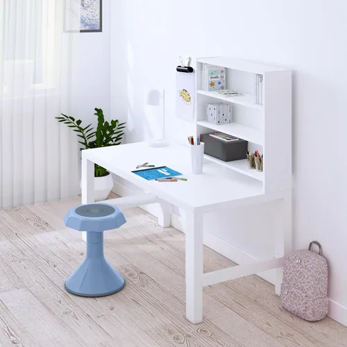 Miniatura 2 de ECR4Kids - Taburete oscilante ACE de compromiso de núcleo activo, altura del asiento de 15 pulgadas, asiento flexible, azul en polvo Azul polvoriento