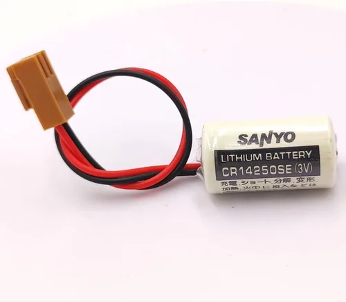 Miniatura 5 de Paquete de 2 baterías de litio CR14250SE (1/2AA 3V) para batería SANYO PLC con enchufe