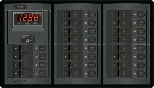 Blue Sea Systems 1221 12 voltios DC principal + 19 posiciones