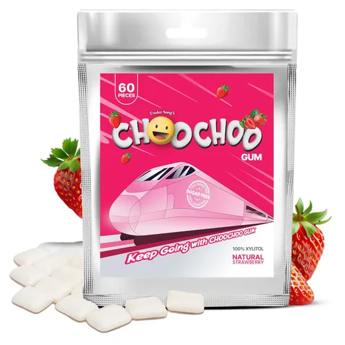 Miniatura 9 de Goma de mascar de vitamina 100% xilitol, sin azúcar, menta natural para un aliento fresco, refuerzo de energía, baja dosis de cafeína para personas
