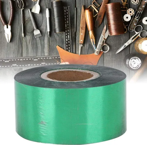 Miniatura 4 de Papel de aluminio de estampado en caliente de 1.2 pulgadas x 400 pies, 1 rollo de papel de aluminio de estampado en caliente para máquina