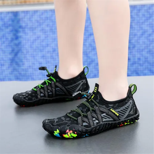 Miniatura 6 de UBFEN - Zapatos para el agua para niños y niñas, acuáticos y livianos, de secado rápido para ir a la playa, practicar deportes y natación, es como