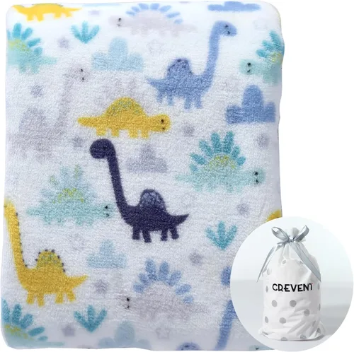 Miniatura 38 de CREVENT Manta de Felpa Sedosa y Linda para Bebé Niñas & Niños, Recién Nacidos, Bebés, Cuna, Cochecito, Silla de Paseo, Regalo Adecuado para Todas
