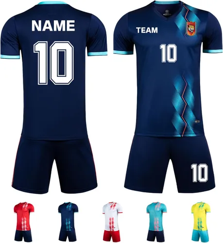 Miniatura 10 de ORYG Camisetas de fútbol personalizadas para niños, uniformes de equipo de fútbol personalizados para hombres y mujeres con nombre de número