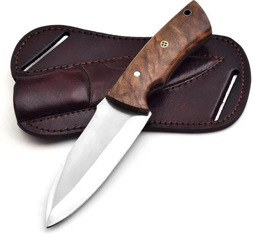 Miniatura 16 de Cuchillos de Damasco Hechos a Mano Personalizados de Acero de Damasco Cuchillo de Caza para Desollar, Camping, Exterior - Cuchillos de Caza de Hoja
