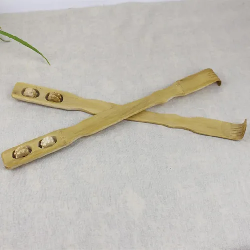 Miniatura 6 de Beavorty Rascador de espalda de madera, rascador de mano de bambú