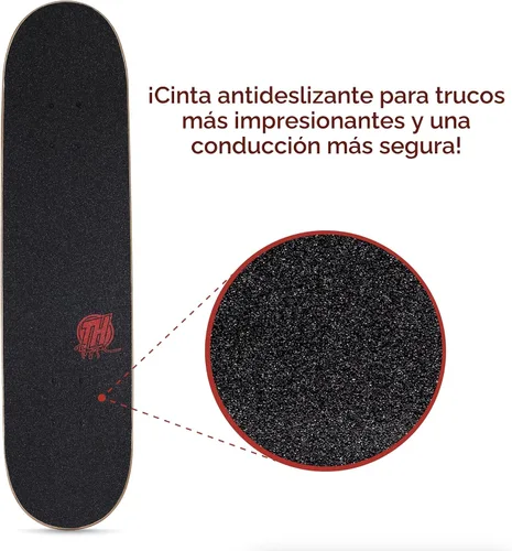 Miniatura 2 de Tony Hawk 31 inch Skateboard, Tony Hawk Signature Series 4, 9-ply Maple Deck Skateboard for Cruising, Carving, Tricks and Downhill