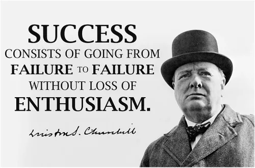 Miniatura 2 de JSC 386 Winston Churchill Success Classroom Póster 18 x 12 pulgadas Papel de póster brillante prémium de 100 libras