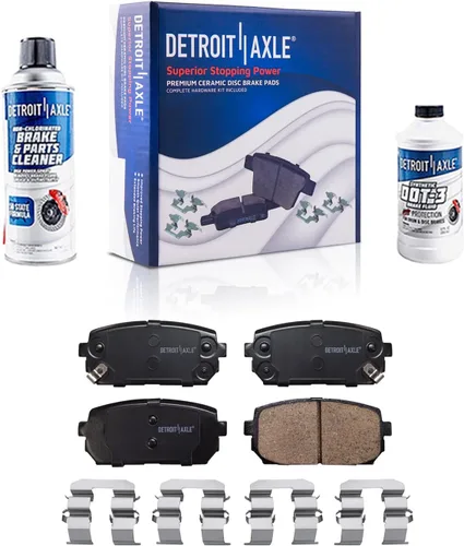 Miniatura 78 de Detroit Axle - Pastillas de Freno Delantero para Nissan Altima Maxima Sentra 350Z Cube Juke Versa INFINITI G20 G35 I30 I35 Suzuki SX4, Pastillas